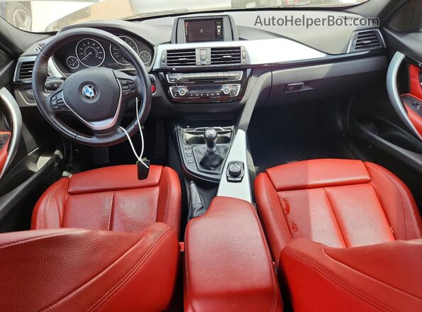 WBA8E7C52GK415465 2016 BMW 3 SERIES White Вид панелі приладів