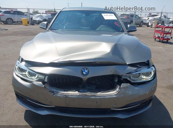 WBA8E9C53GK647987 2016 BMW 3 SERIES Beige Вид щитка приладів