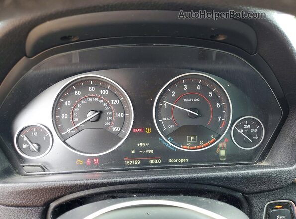 WBA8E9C56GK646476 2016 BMW 3 SERIES Blue უკანა სავარძლების ხედი