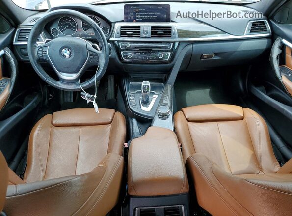 WBA8E9C56GK646476 2016 BMW 3 SERIES Blue ხელსაწყოთა პანელის ხედი