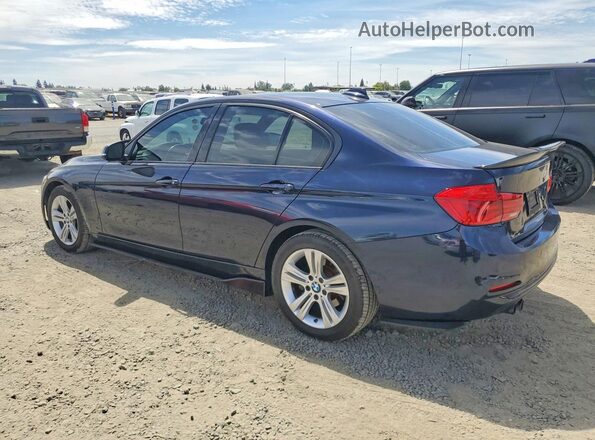 WBA8E9G51GNT46823 2016 BMW 3 SERIES Blue Rear left