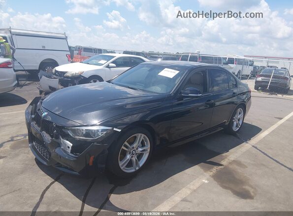 WBA8E9G53GNT46127 2016 BMW 3 SERIES Black Առջևի ձախ երեք քառորդ տեսարան
