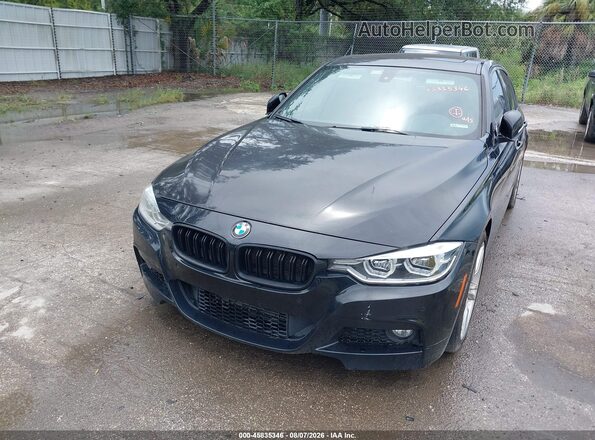 WBA8E9G54GNT46007 2016 BMW 3 SERIES Black Widok z przodu