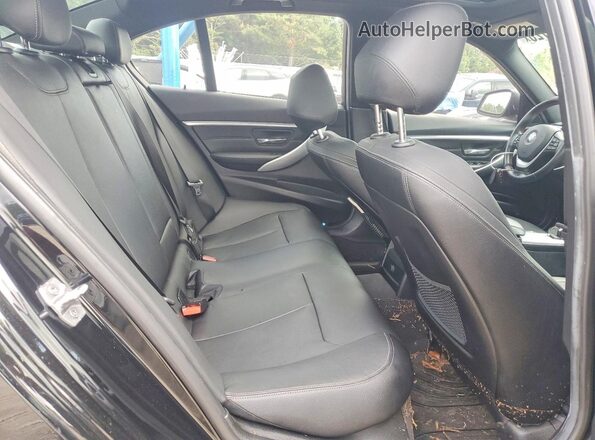 WBA8E9G54GNU28545 2016 BMW 3 SERIES Black Հետևի նստատեղերի տեսք