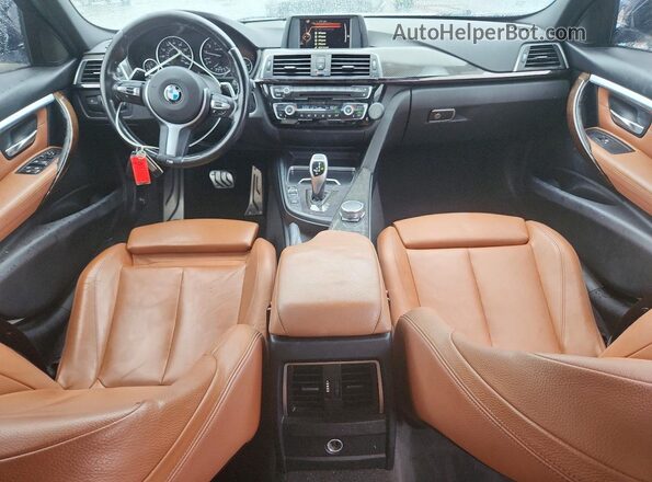 WBA8E9G57GNT45854 2016 BMW 3 SERIES Белый Вид панели приборов