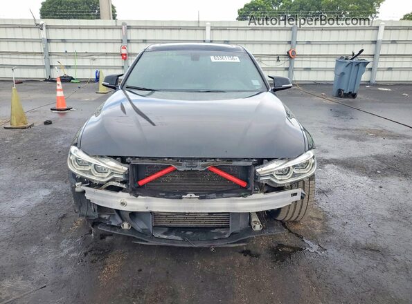 WBA8E9G57GNT83083 2016 BMW 3 SERIES Black წინა ხედი