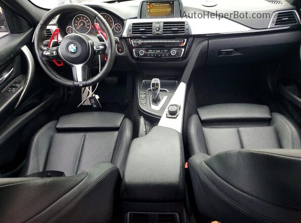 WBA8E9G57GNT83083 2016 BMW 3 SERIES Black წინა პანელის ხედი