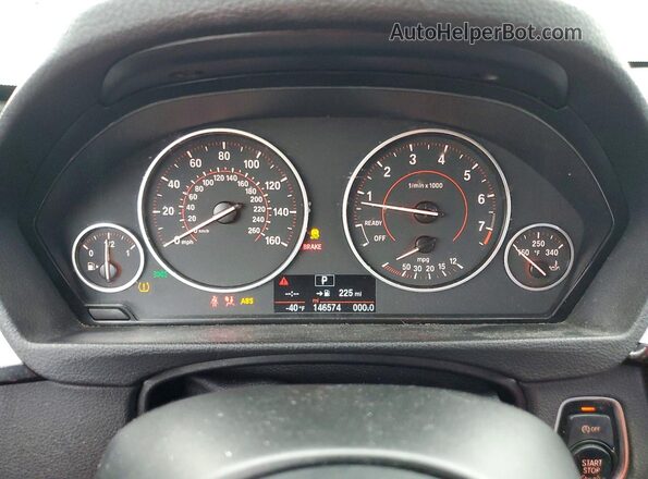 WBA8E9G57GNT83083 2016 BMW 3 SERIES Black ხელსაწყოთა პანელის ხედი