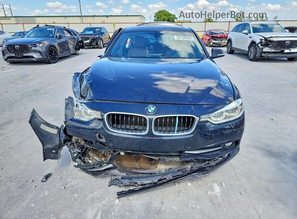 WBA8E9G58GNT47029 2016 BMW 3 SERIES Charcoal Widok z przodu