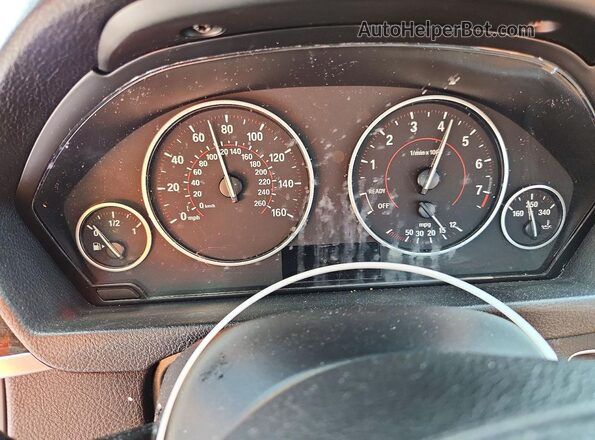 WBA8E9G58GNT47029 2016 BMW 3 SERIES Charcoal Widok zestawu wskaźników