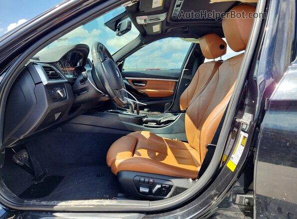 WBA8E9G58GNT47029 2016 BMW 3 SERIES Charcoal Widok wnętrza z przodu