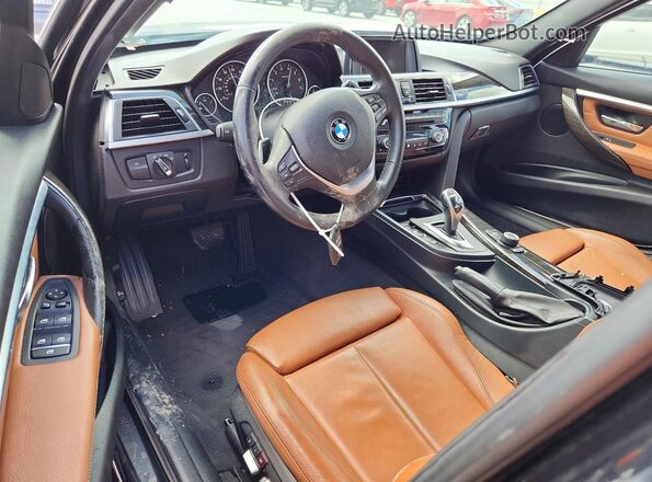 WBA8E9G58GNT47029 2016 BMW 3 SERIES Charcoal Widok deski rozdzielczej