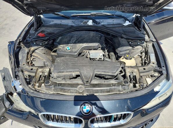 WBA8E9G58GNT47029 2016 BMW 3 SERIES Charcoal Widok wnętrza z tyłu