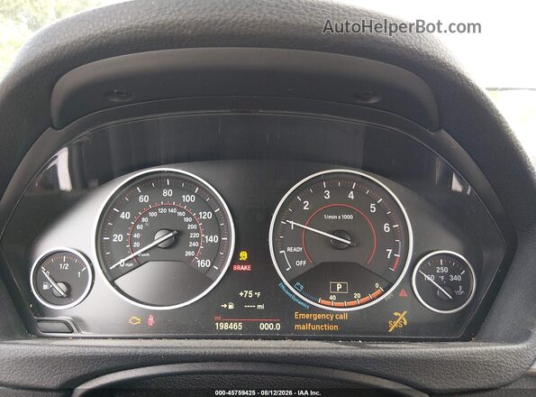 WBA8E9G59GNT84865 2016 BMW 3 SERIES Black Widok tylnych siedzeń