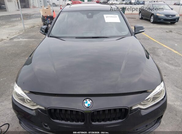 WBA8E9G59GNT84865 2016 BMW 3 SERIES Black Widok zestawu wskaźników