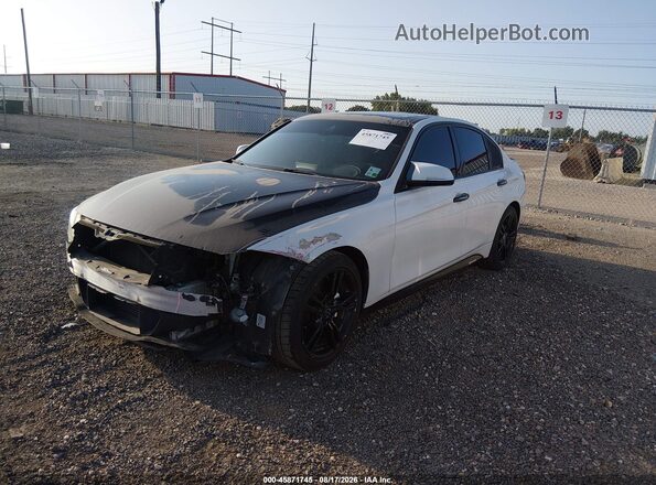 WBA8E9G5XGNT42348 2016 BMW 3 SERIES White Առջևի ձախ երեք քառորդ տեսարան