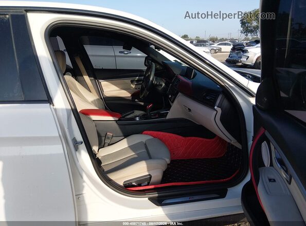 WBA8E9G5XGNT42348 2016 BMW 3 SERIES White Սալոնի դիմացի տեսք