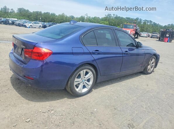 WBA8E9G5XGNT44942 2016 BMW 3 SERIES Blue Tył prawy