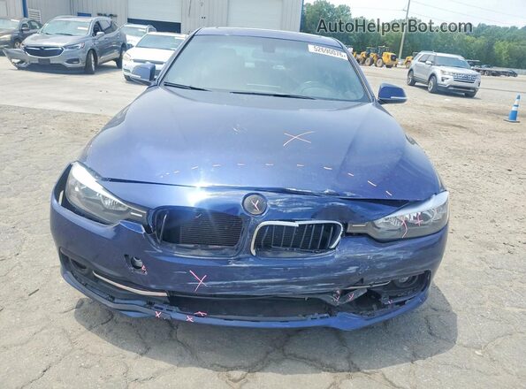 WBA8E9G5XGNT44942 2016 BMW 3 SERIES Blue Widok z przodu