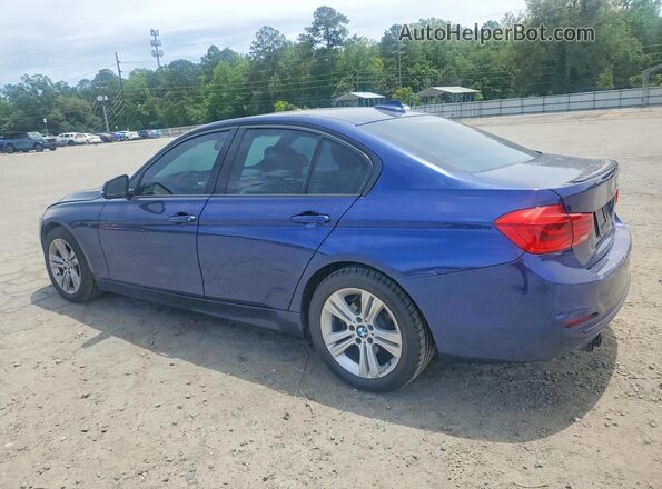 WBA8E9G5XGNT44942 2016 BMW 3 SERIES Blue Tył lewy