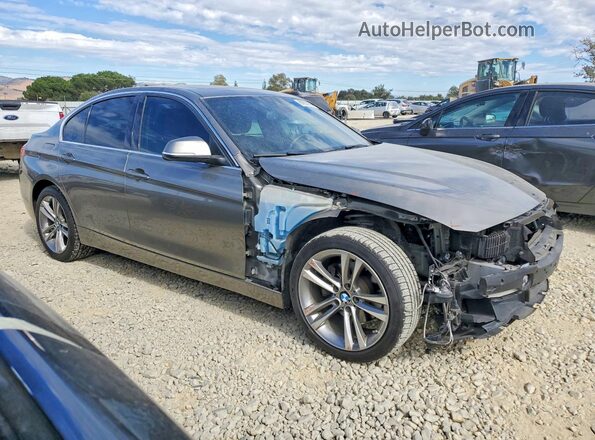 WBA8E9G5XGNT45430 2016 BMW 3 SERIES Серый Передняя правая четверть