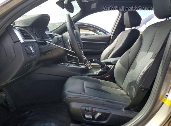 WBA8E9G5XGNT45430 2016 BMW 3 SERIES Серый Вид салона спереди
