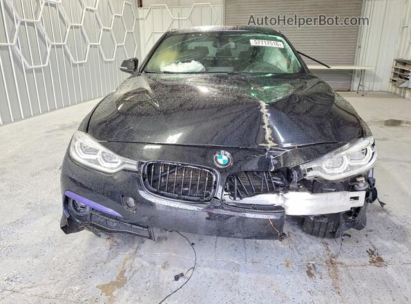 WBA8F1C54GK438885 2016 BMW 3 SERIES Black Դիմացի տեսք