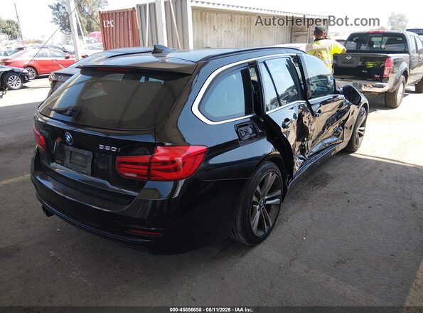 WBA8K3C35HA023328 2017 BMW 3 SERIES Black Задня права чверть