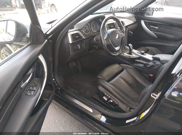 WBA8K3C35HA023328 2017 BMW 3 SERIES Black Вид салону спереду