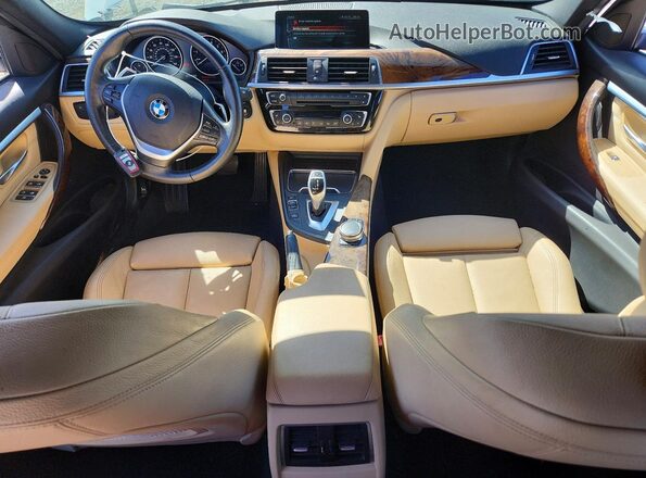 WBA8K3C38HA022500 2017 BMW 3 SERIES White Вид панелі приладів