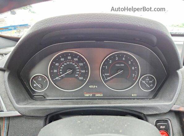 WBA8Y3C3XHG451097 2017 BMW 3 SERIES Черный Вид щитка приборов
