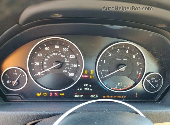 WBA8Y3C59JG451535 2018 BMW 3 SERIES Silver Vista del cuadro de instrumentos