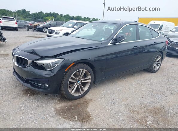 WBA8Z9C32HG453507 2017 BMW 3 SERIES Black Առջևի ձախ երեք քառորդ տեսարան