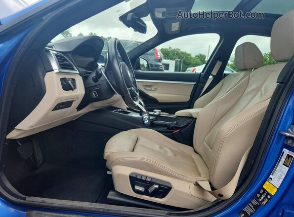 WBA8Z9C51KB220823 2019 BMW 3 SERIES Blue Vista interior delantera
