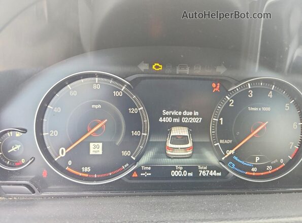 WBA8Z9C51KB220823 2019 BMW 3 SERIES Blue Vista del cuadro de instrumentos
