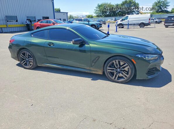 WBABC4C09SCU36234 2025 BMW M8 Зеленый Передняя правая четверть