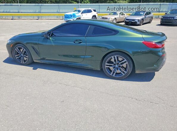 WBABC4C09SCU36234 2025 BMW M8 Зеленый Задняя левая четверть