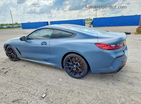 WBABC4C51KBU96414 2019 BMW M8 Blue Задня права чверть
