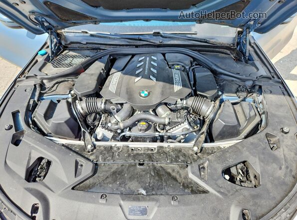 WBABC4C51KBU96414 2019 BMW M8 Blue Вид підкапотного простору
