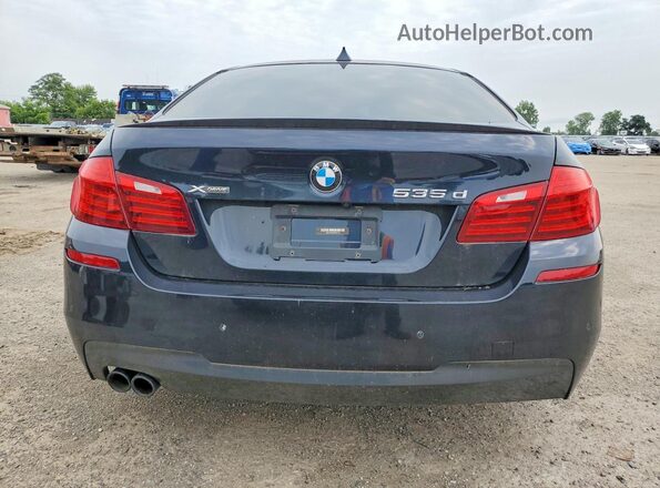WBAFV3C52GD687745 2016 BMW 5 SERIES Blue Rear view