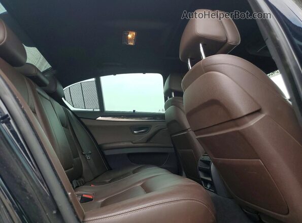 WBAFV3C52GD687745 2016 BMW 5 SERIES Blue Rear seats view