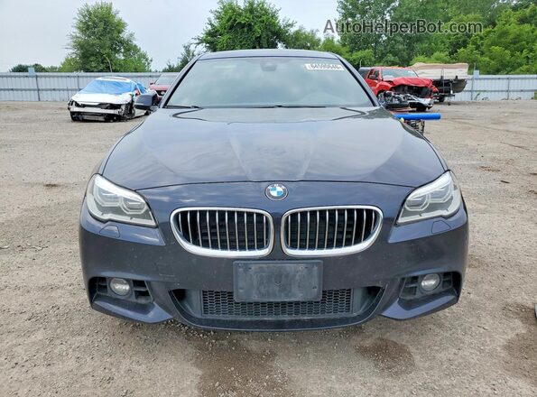 WBAFV3C52GD687745 2016 BMW 5 SERIES Blue Front view
