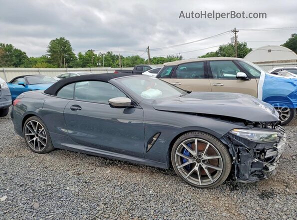 WBAFY4C06MCF24554 2021 BMW M8 Gray Передня права чверть