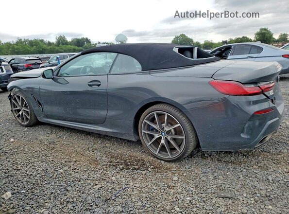 WBAFY4C06MCF24554 2021 BMW M8 Gray Задня ліва чверть