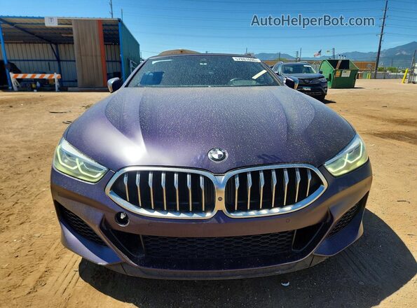 WBAFY4C51KBX39786 2019 BMW M8 Purple წინა ხედი