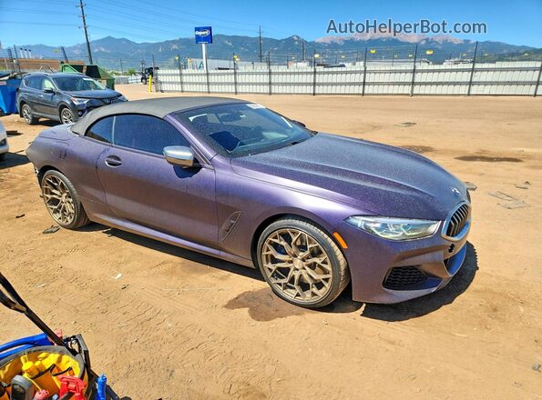 WBAFY4C51KBX39786 2019 BMW M8 Purple წინა მარჯვენა