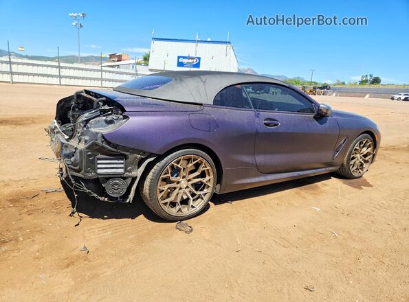 WBAFY4C51KBX39786 2019 BMW M8 Purple უკანა მარჯვენა