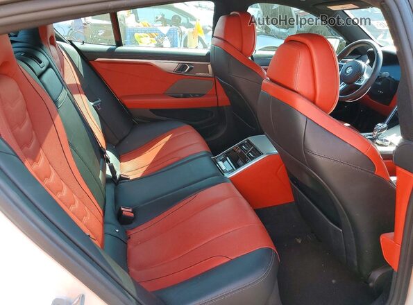 WBAGV2C09LCE08863 2020 BMW 8 SERIES White Вид задніх сидінь