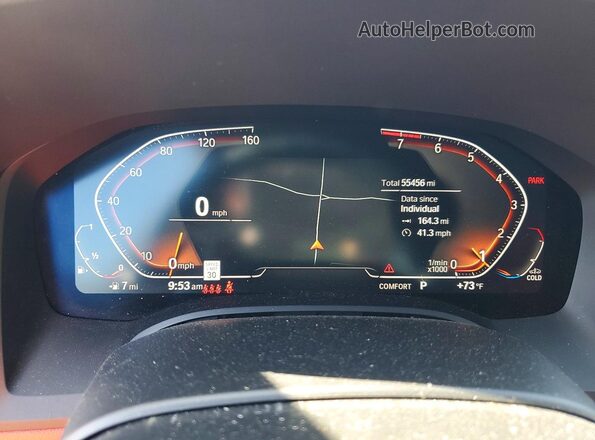 WBAGV4C01NCJ13106 2022 BMW 8 SERIES Black Vista del cuadro de instrumentos