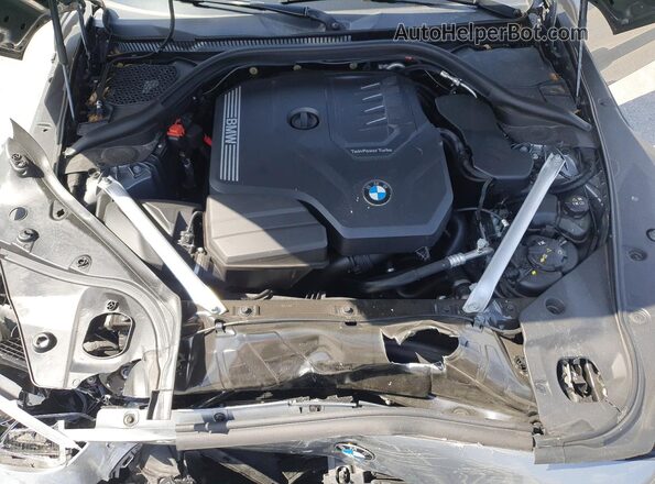 WBAHF3C03PWY12718 2023 BMW Z4 Gray Вид задньої частини салону